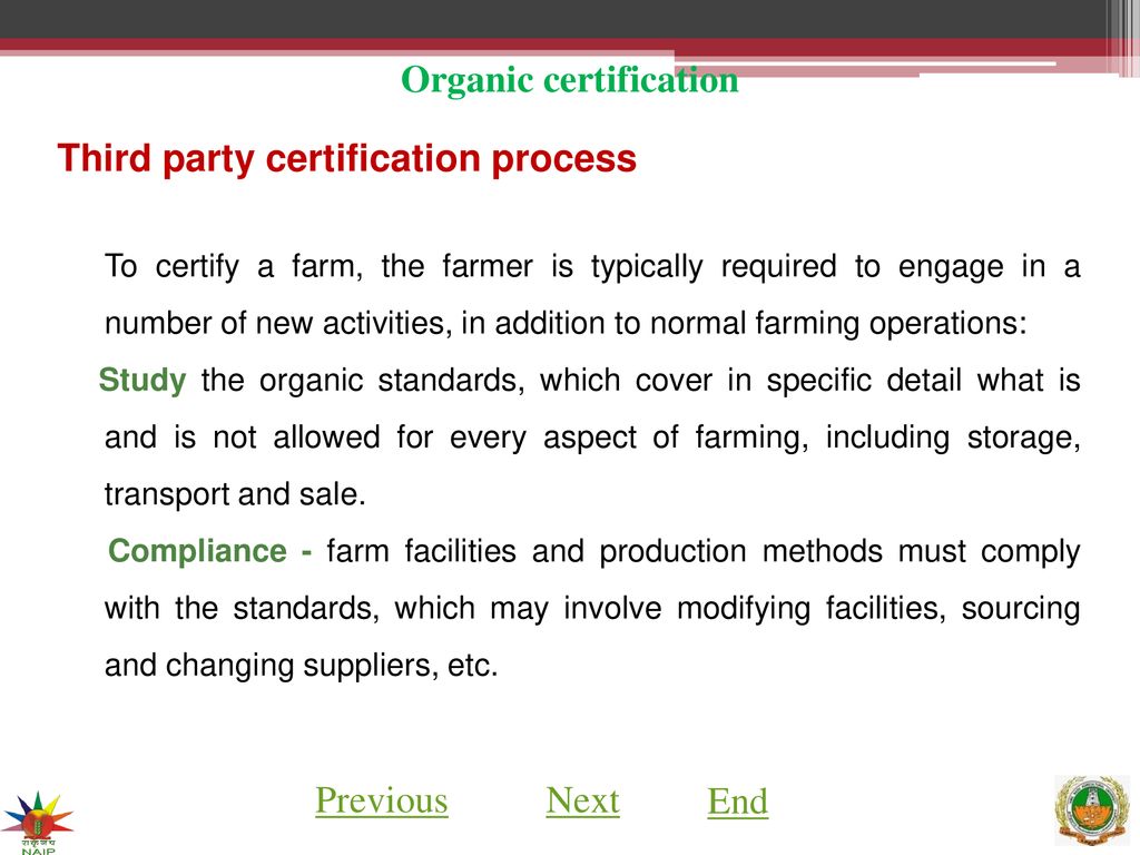 third party certification