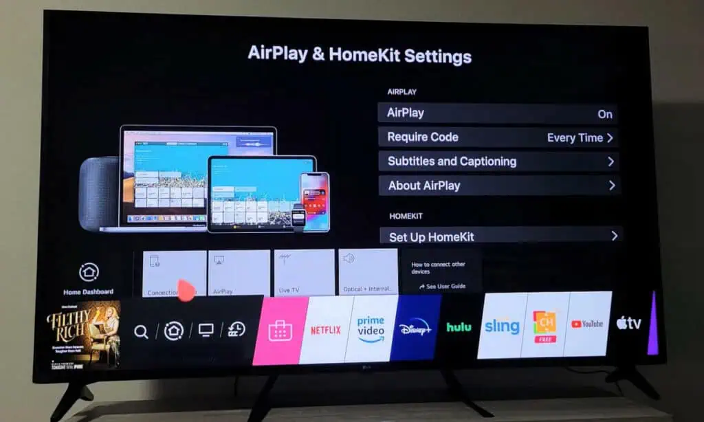 airplay lg tv