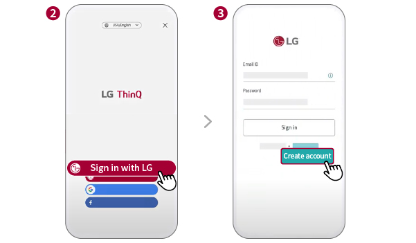 lg thinq app sign in