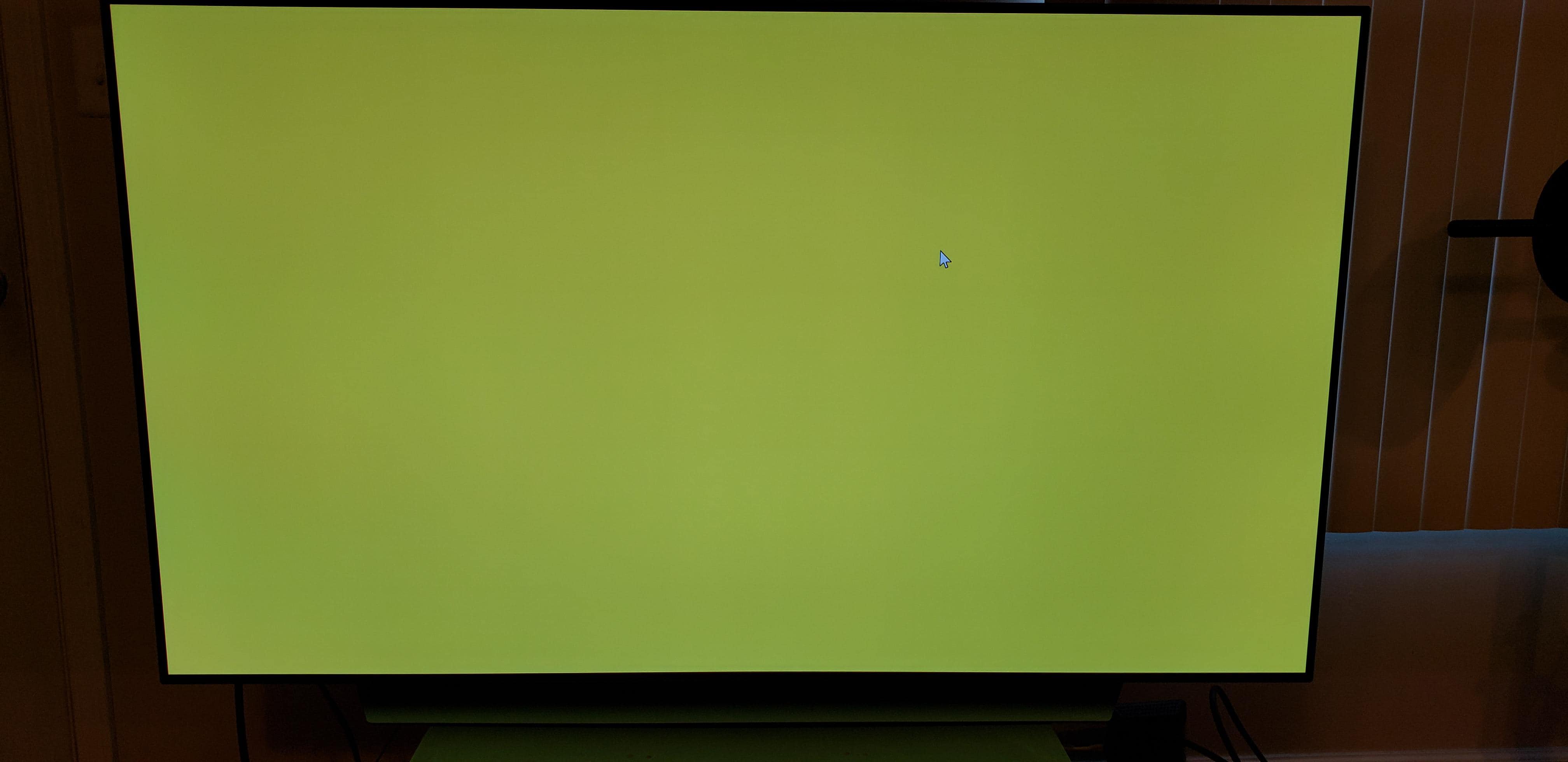 lgtv green tint issue