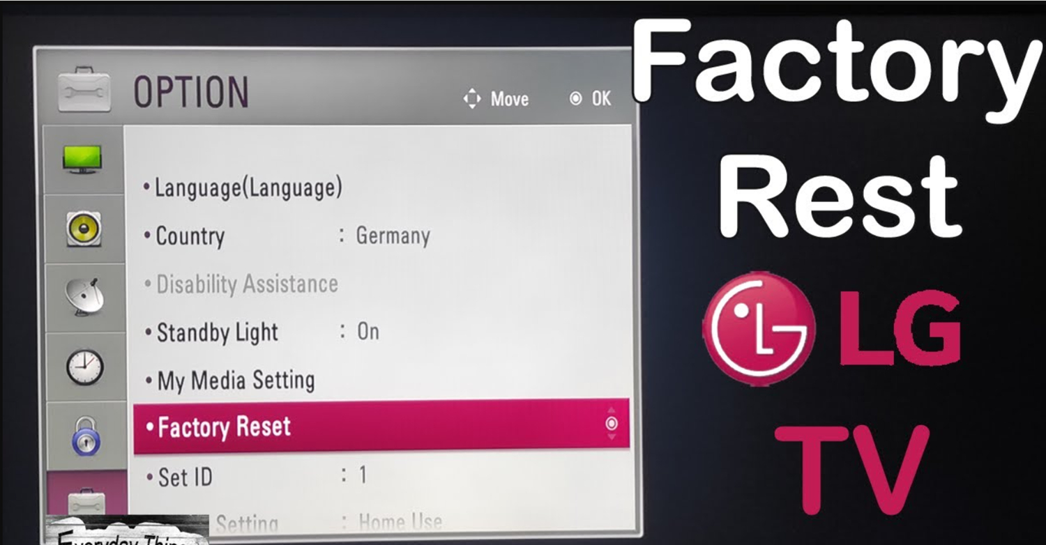factory reset your lg tv
