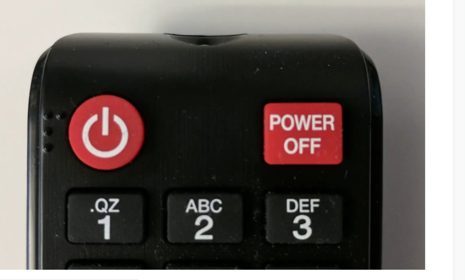 press power button