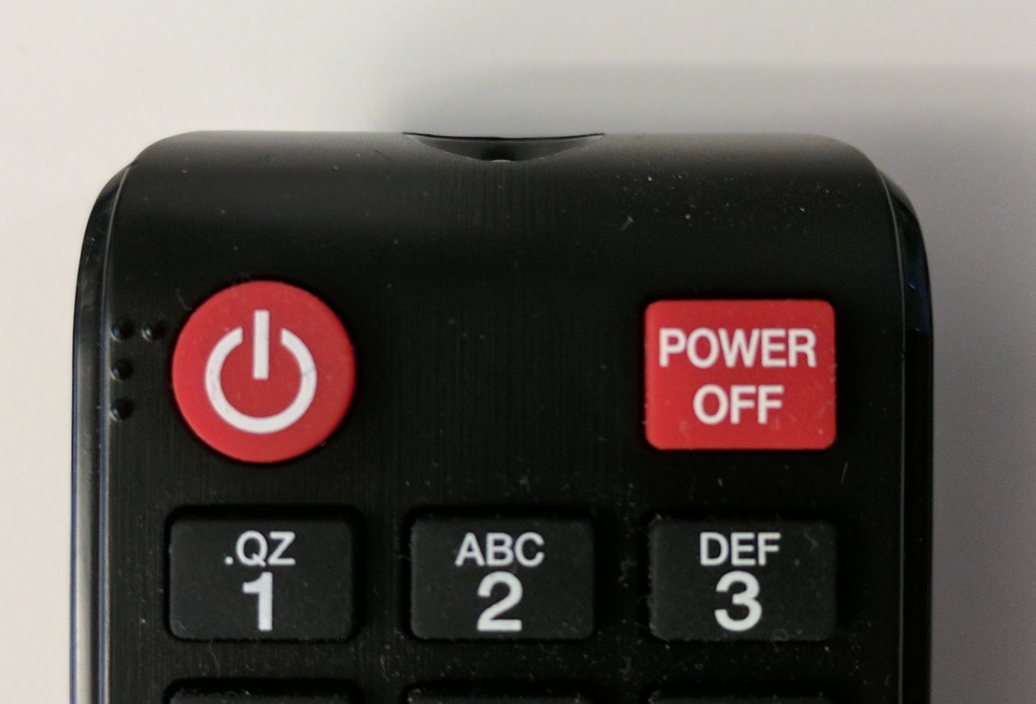 remote power button