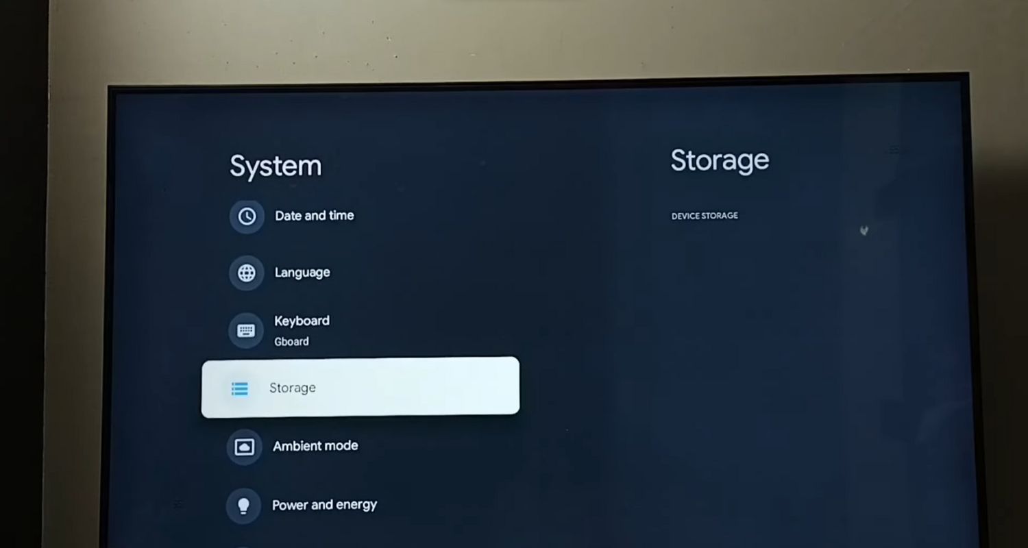 storage in lg smart tv