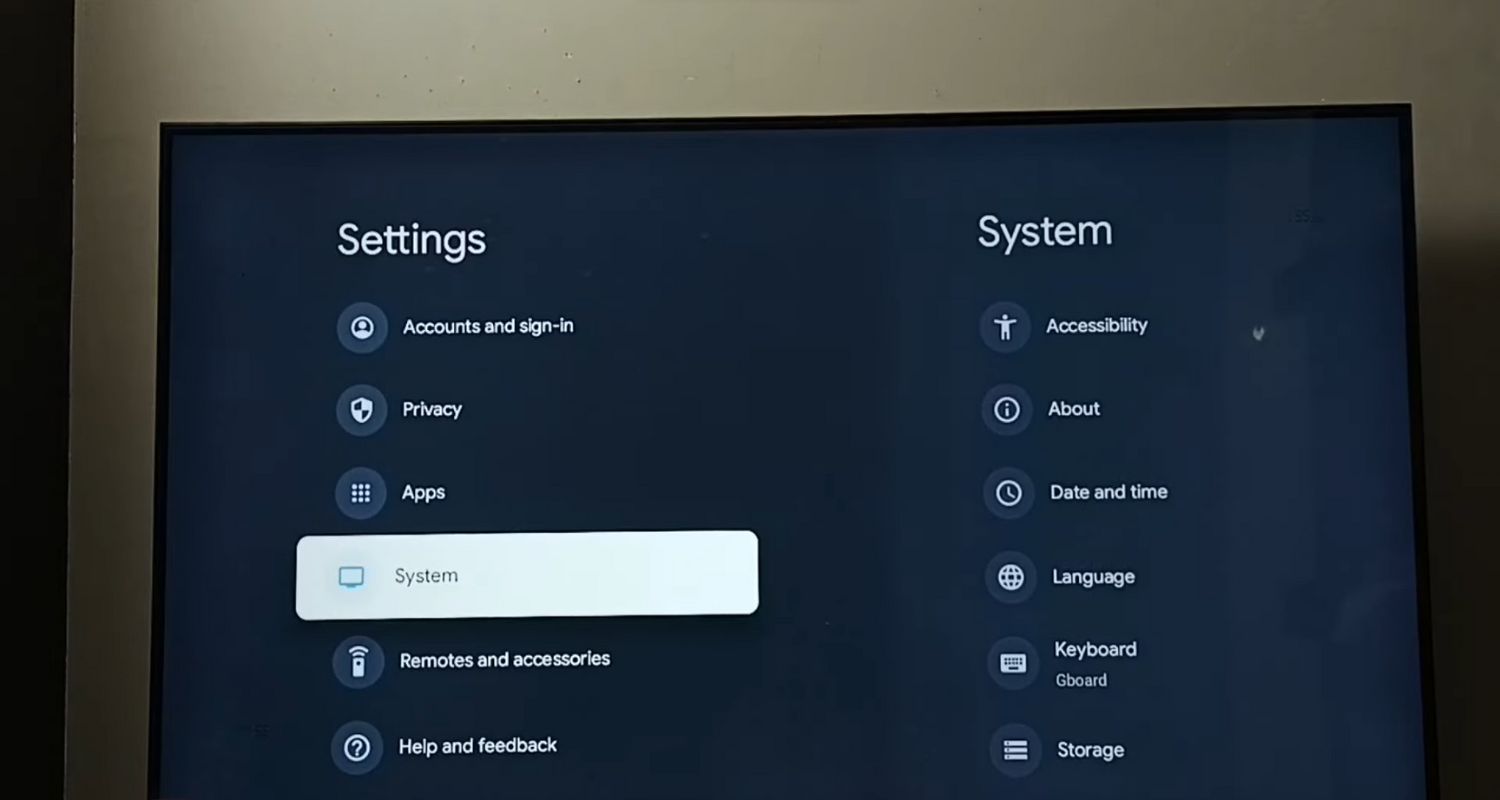 system settings in lg smart tv