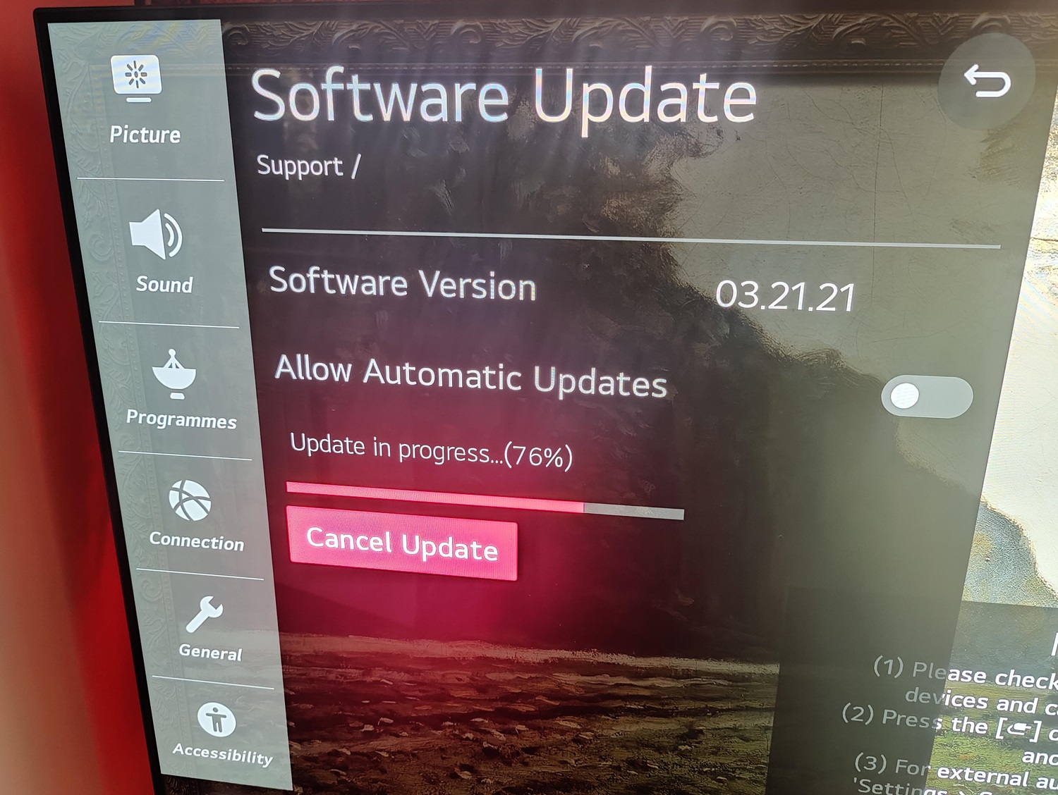 update software if any update is available