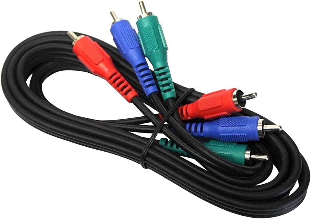 red,blue,green rca jack